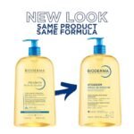 Bioderma Atoderm Shower Oil, Cleansing Oil For Face & Body, Nourishing Cleansing Oil For Dry to Atopic Sensitive Skin For Softer & Smooth Skin