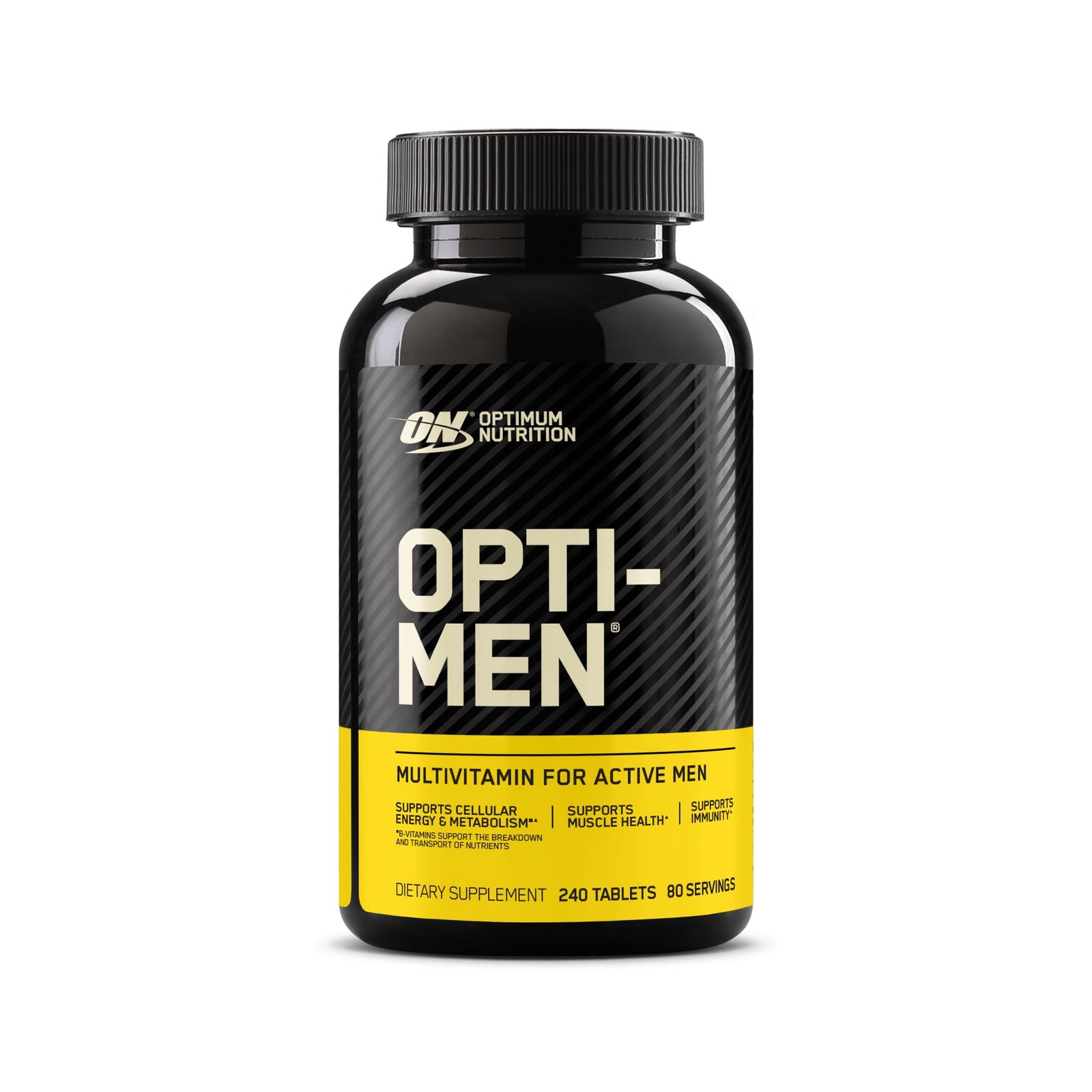 61ou4fOWT8L Optimum Nutrition Opti-Men Daily Multivitamin for Men, Immune Support Supplement with Amino Acids, 80 Day Supply, 240 Count, - Image 1