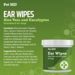 Pet MD - Dog Ear Cleaner Wipes - Otic Cleanser for Dogs to Stop Ear Itching, and Infections with Aloe and Eucalyptus - 100 Count - Image 4