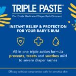 Triple Paste Diaper Rash Cream for Baby - 3 oz Tube - Zinc Oxide Ointment Treats, Soothes and Prevents Diaper Rash - Hypoallergenic Formula with Soothing Botanicals (Pack of 2) - Image 4