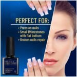 Valitic Strong Nail Glue and Strengthener - Quick Dry Brush On Gel for Long Lasting Nails - Adhesive Bond for False Nails - Strengthener for Nail Tips - 1 PACK - Image 3