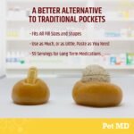 Pet MD Wrap A Pill Cheese & Bacon Flavor Pill Paste for Dogs - Make a Pocket or Pouch to Hide Pills & Medication - 8 oz - Image 2