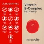 NatureWise Vitamin B Complex for Women and Men - with Folic Acid Biotin B1 B2 B3 B6 B12 - Support Cellular Energy & Mental Clarity - Gluten & Dairy Free, Non-GMO - 360 Softgels - Image 2