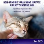 Pet MD Hydrocortisone Spray for Dogs, Cats, Horses - Itch Relief Spray & Hot Spot Treatment for Dogs, Irritated Dry Itchy Skin, Allergies, and Dermatitis - Reduces Topical Inflammation - 4 oz  - Image 5
