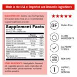 NatureWise Vitamin B Complex for Women and Men - with Folic Acid Biotin B1 B2 B3 B6 B12 - Support Cellular Energy & Mental Clarity - Gluten & Dairy Free, Non-GMO - 360 Softgels - Image 3