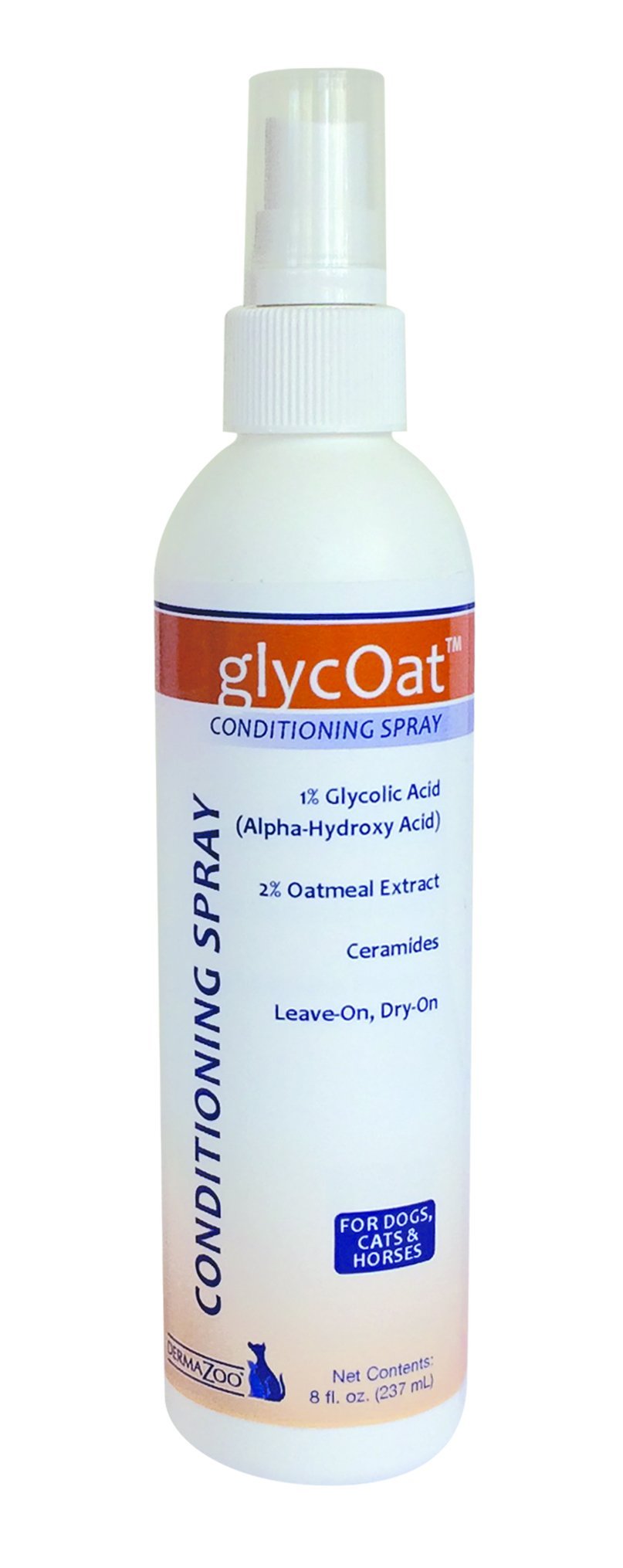 61w5ppWrvZL DermaZoo - GlycOat Conditioning Spray 8oz Bottle Individual - Image 1